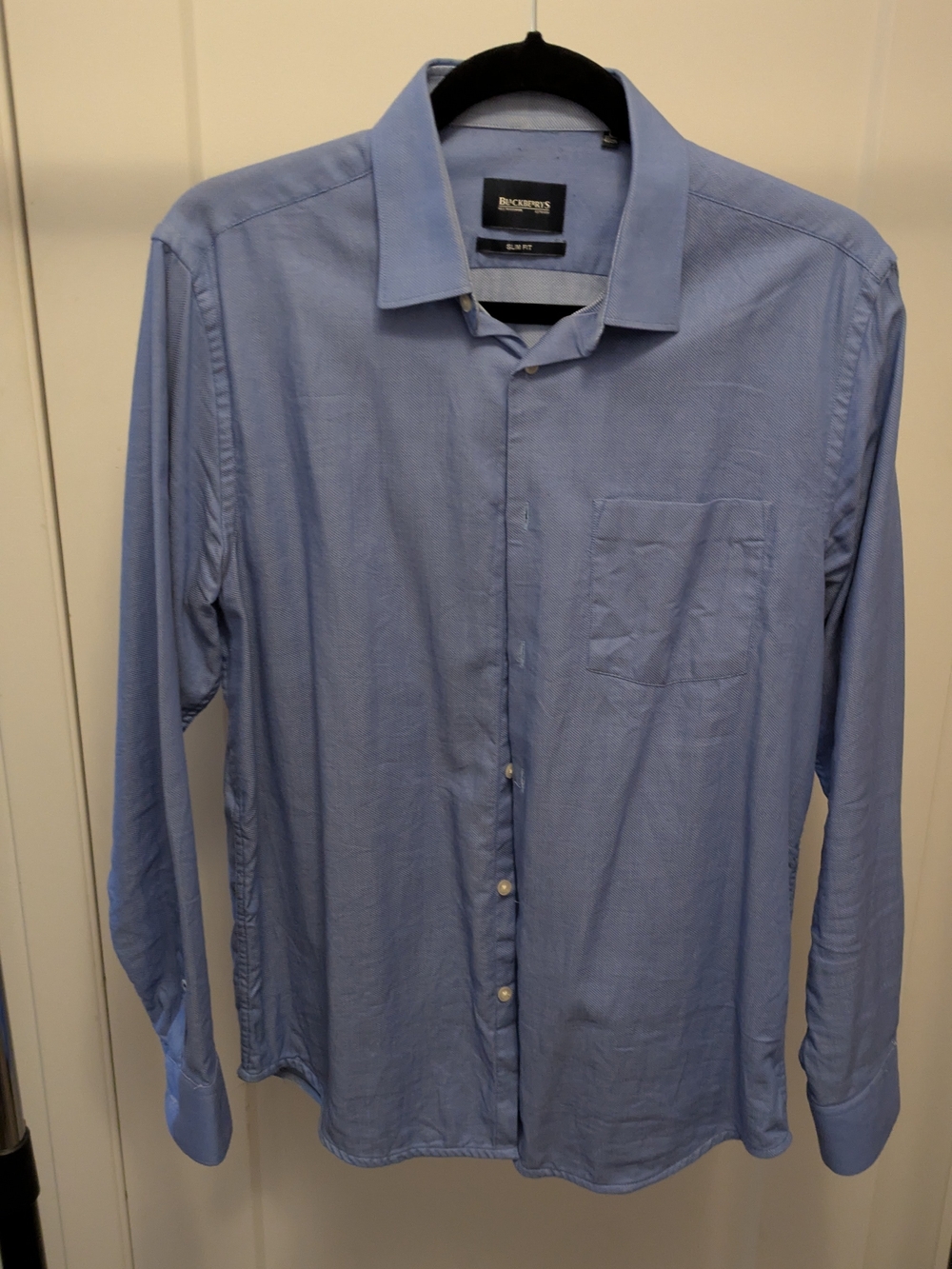 Buckley & Sons Light Blue Men's Dress Shirt - Spread Collar